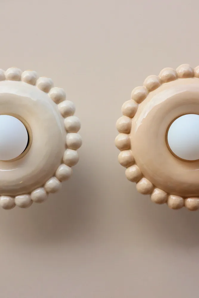 Objets design - Applique Luna Tall Blanc Beurre - BELLO ET BELLO