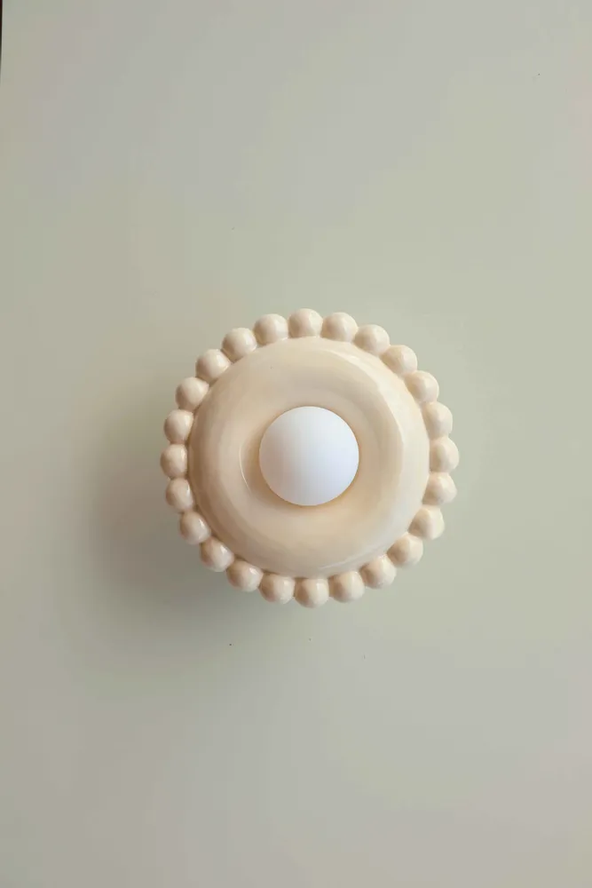 Objets design - Applique Luna Tall Blanc Beurre - BELLO ET BELLO