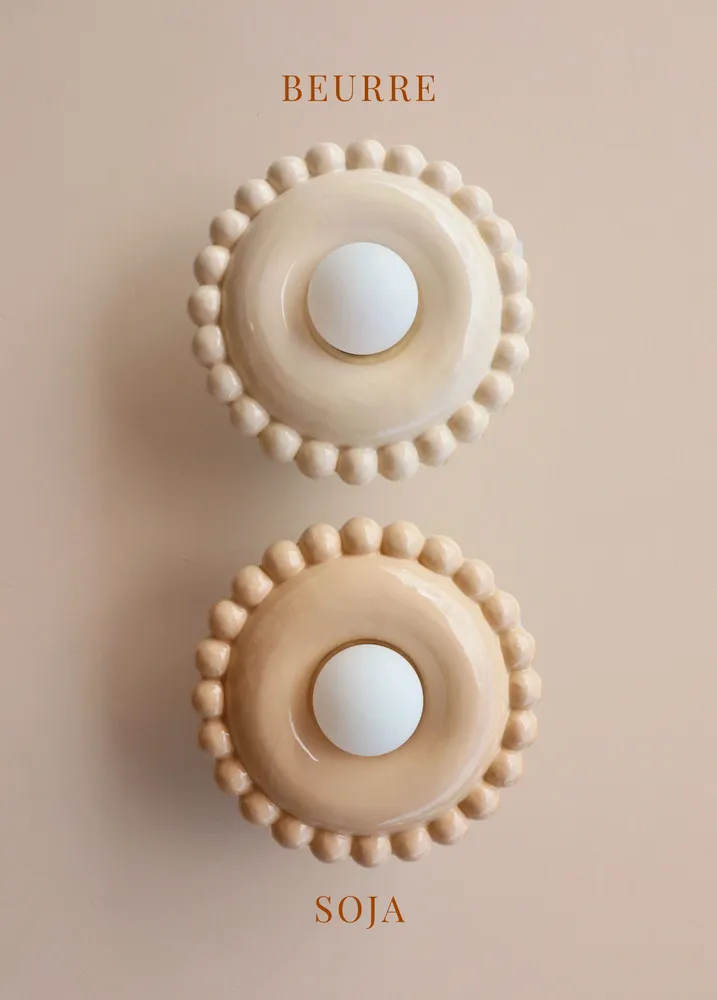Objets design - Applique Luna Tall Blanc Beurre - BELLO ET BELLO