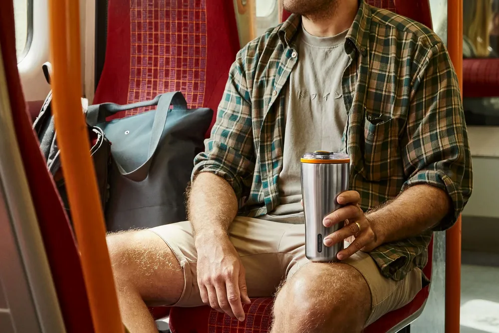 Tea and coffee accessories - Insulated Travel Tumbler 600ml - Stainless Steel - BLACK+BLUM EUROPE