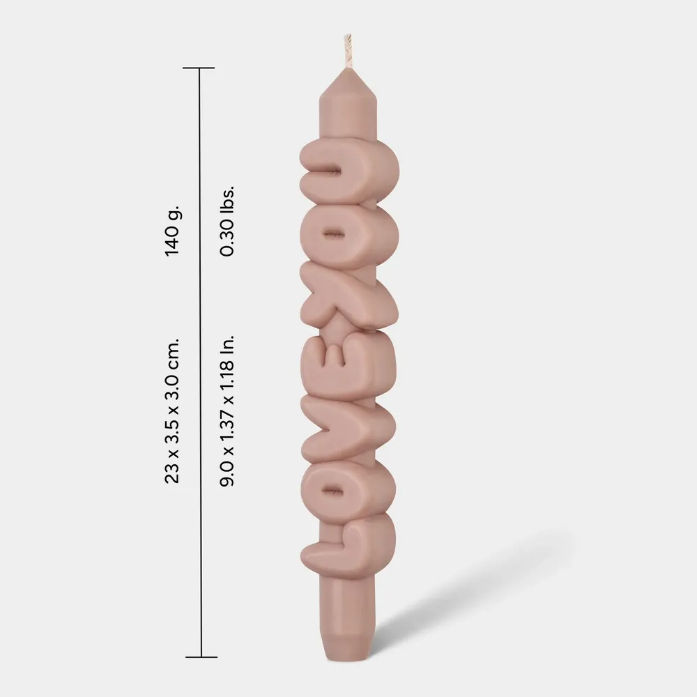 Cadeaux - LOVE YOU - Bougie 3D Taper - CANDLEHAND