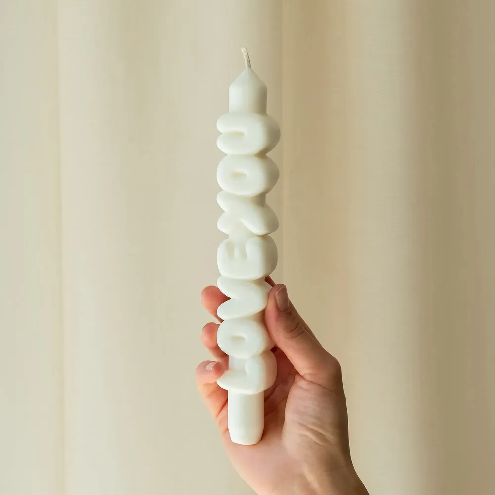Cadeaux - LOVE YOU - Bougie 3D Taper - CANDLEHAND