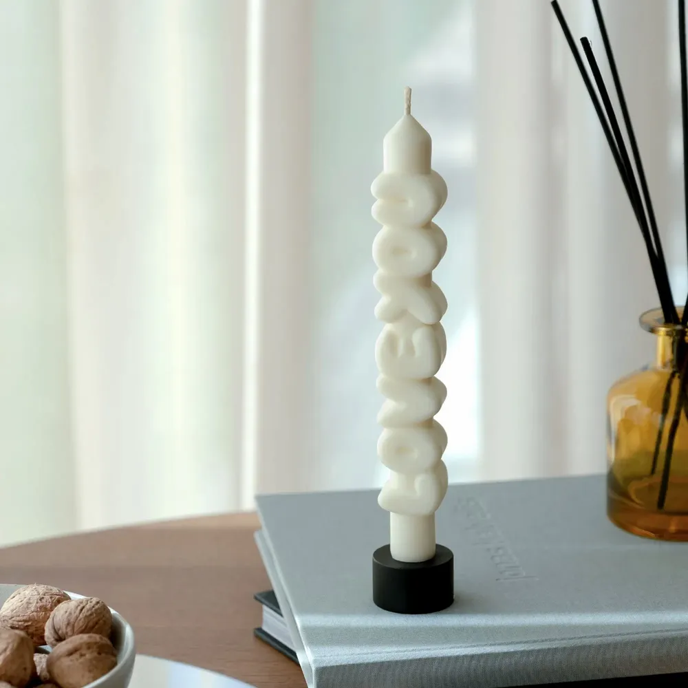 Cadeaux - LOVE YOU - Bougie 3D Taper - CANDLEHAND