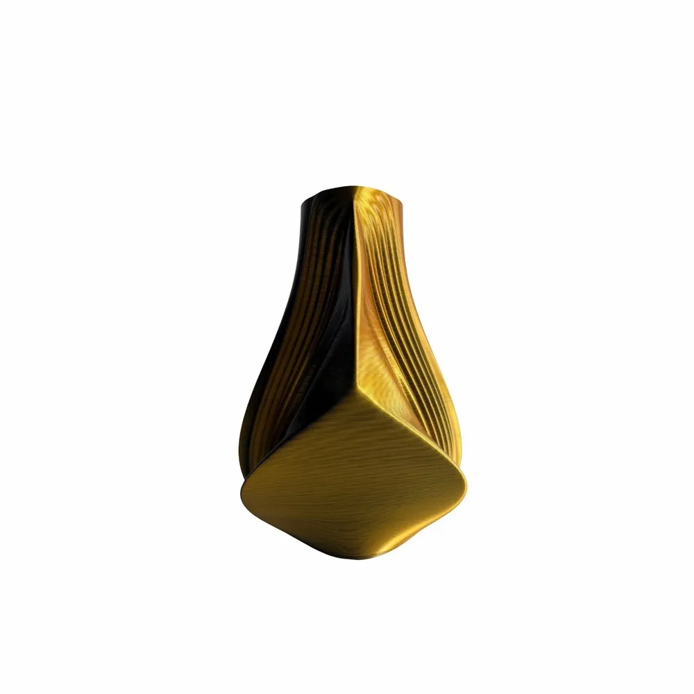 Aménagements pour bureau - Vase « Plaisir » | Multicolore, noir et doré - AUURA