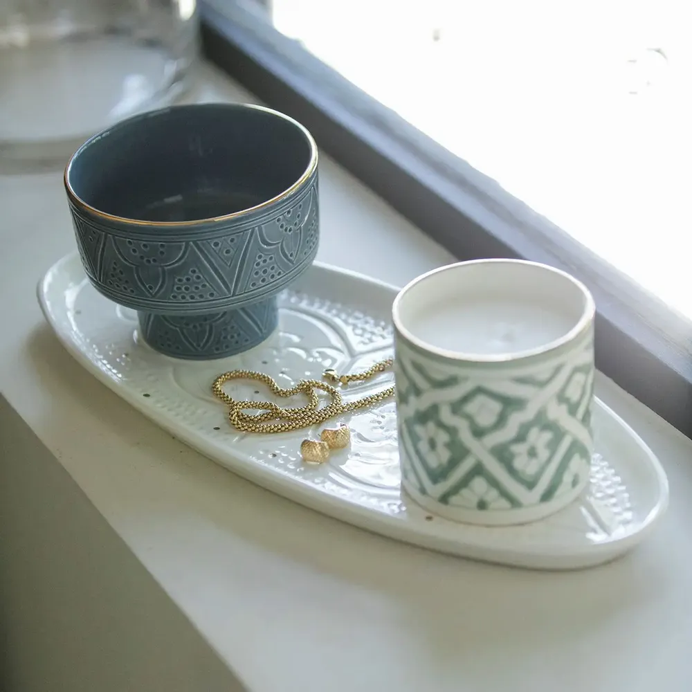 Plats et saladiers - NOS PLATEAUX ET PLATS RONDS - CHABI CHIC