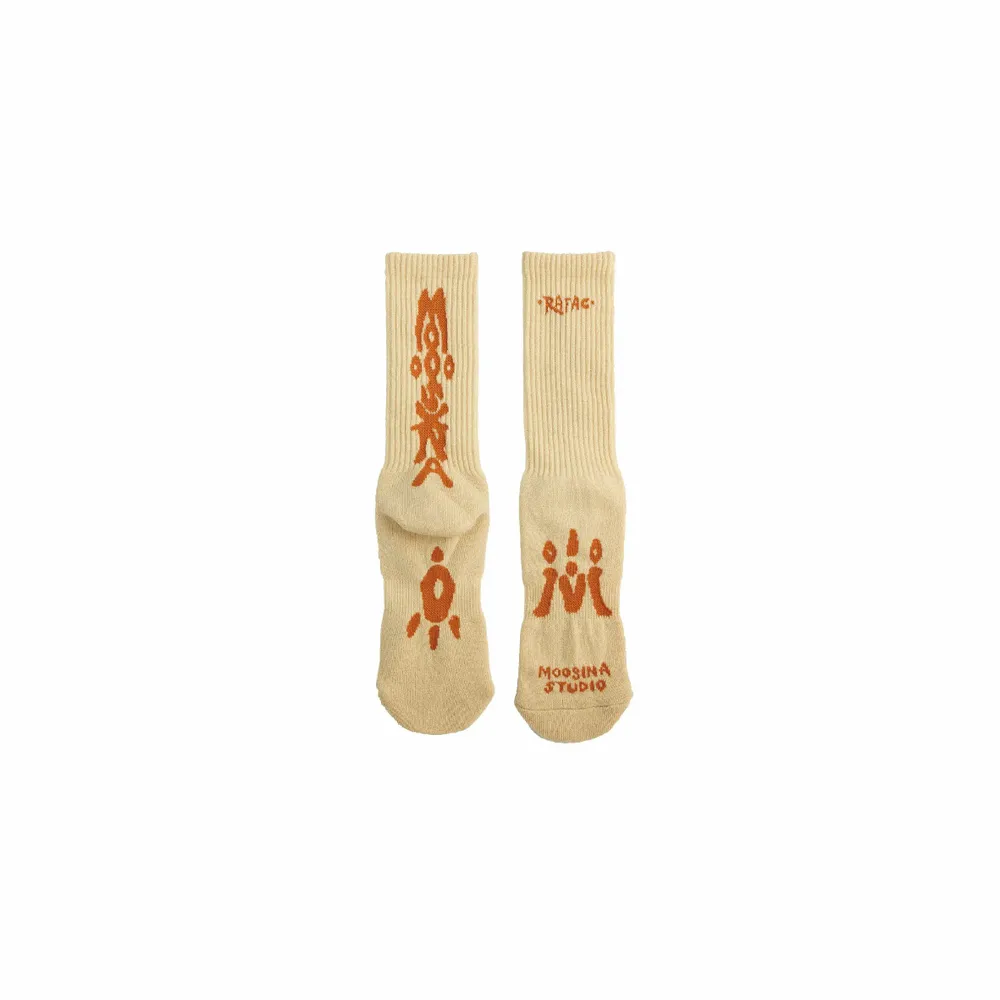 Chaussettes - Chaussettes RAFAC en laine de café à mi-mollet - RAFAC SOCKS