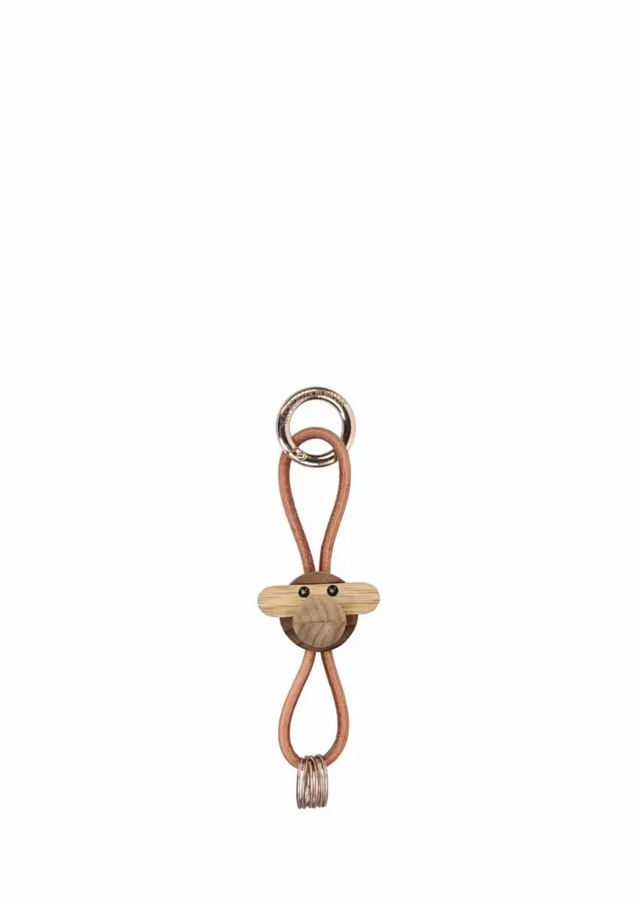 Gifts - Monkey gold keychain witt Natural Leather - Kay Bojesen - ROSENDAHL DESIGN GROUP A/S