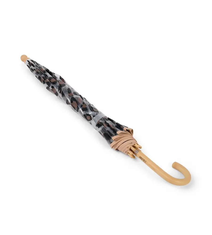 Kids accessories - Kids clear bubble umbrella - Leopard Print - Kalambo - ANATOLE