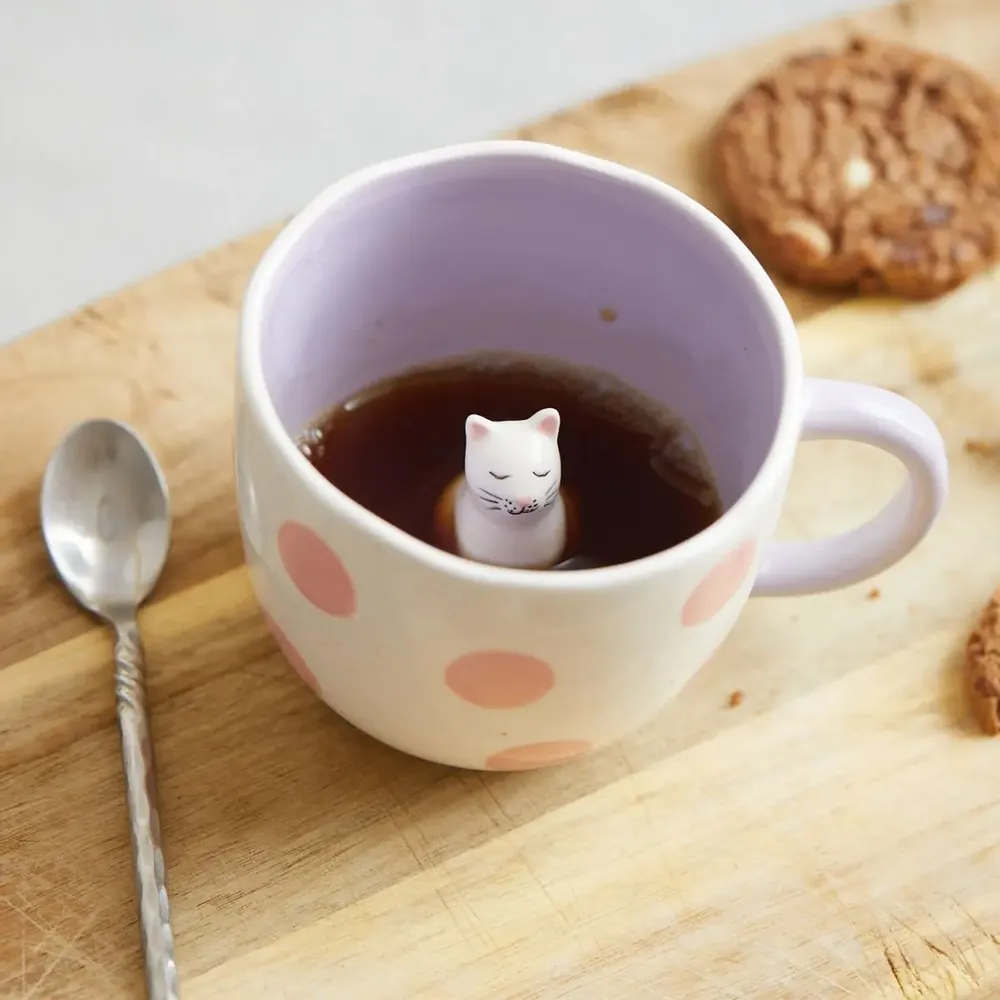 Mugs - Surprise Hidden Cat Mug - SASS & BELLE
