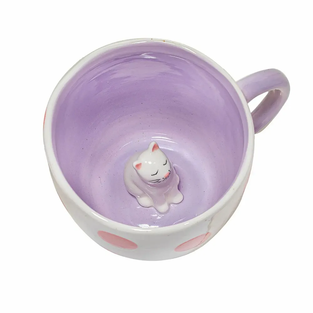 Mugs - Surprise Hidden Cat Mug - SASS & BELLE