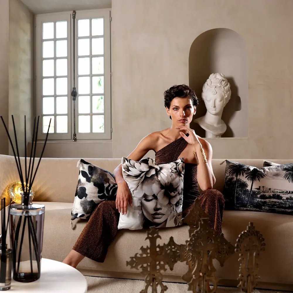 Design textile et surface - Coussin, pochettes et plaids velours. 100% made in France. - PODEVACHE