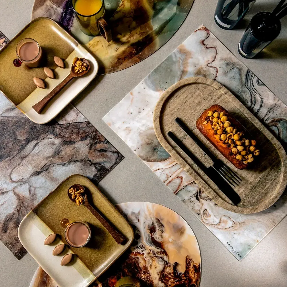 Sets de table - Set de table et Dessous de verre en Vinyle. 100% made in France. - PODEVACHE