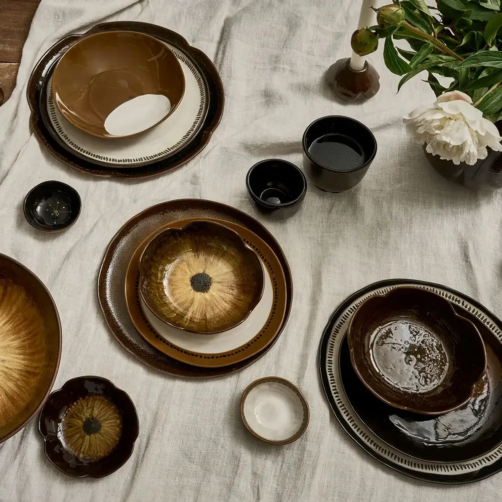 Platter and bowls - Cycle - POMAX