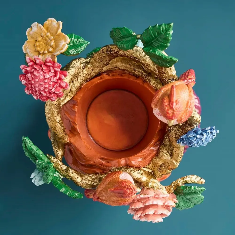 Vases - Vase Femme avec perroquets - WERNER VOSS