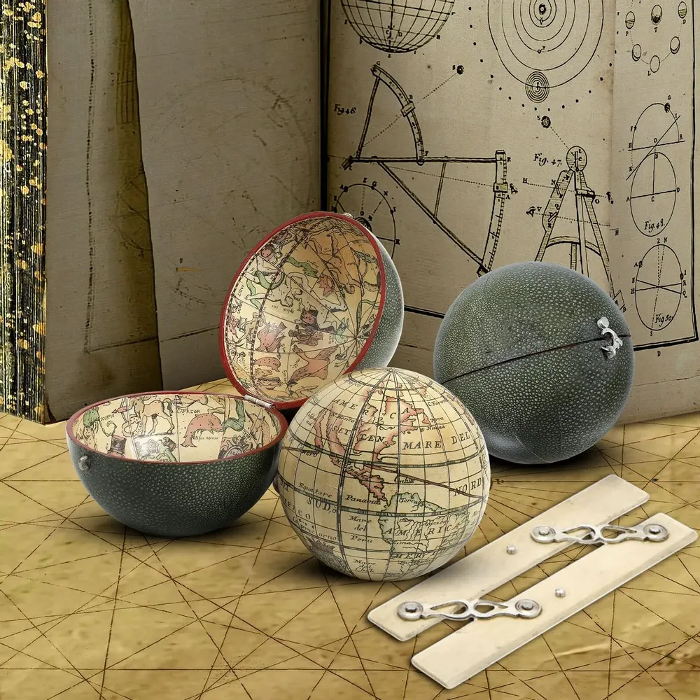 Objets de décoration - Globe de poche du XVIIIe siècle - STARBAY JLA PT TOURDHORIZON