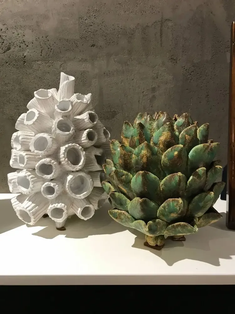Objets de décoration - Objet décoratif  "Artichaut vert" - GALERIE SANA MOREAU