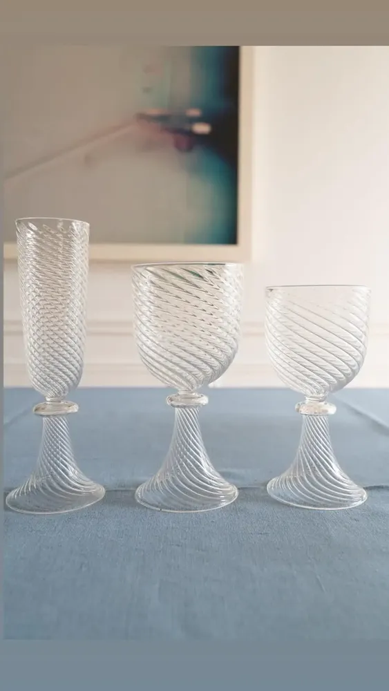 Stemware - Baroque glasses - ALYA TANNOUS