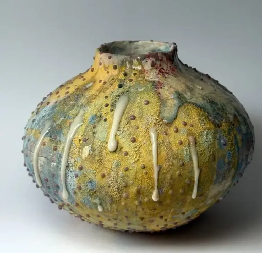 Vases - Vase "The Sky Aflame with Color" - GALERIE SANA MOREAU