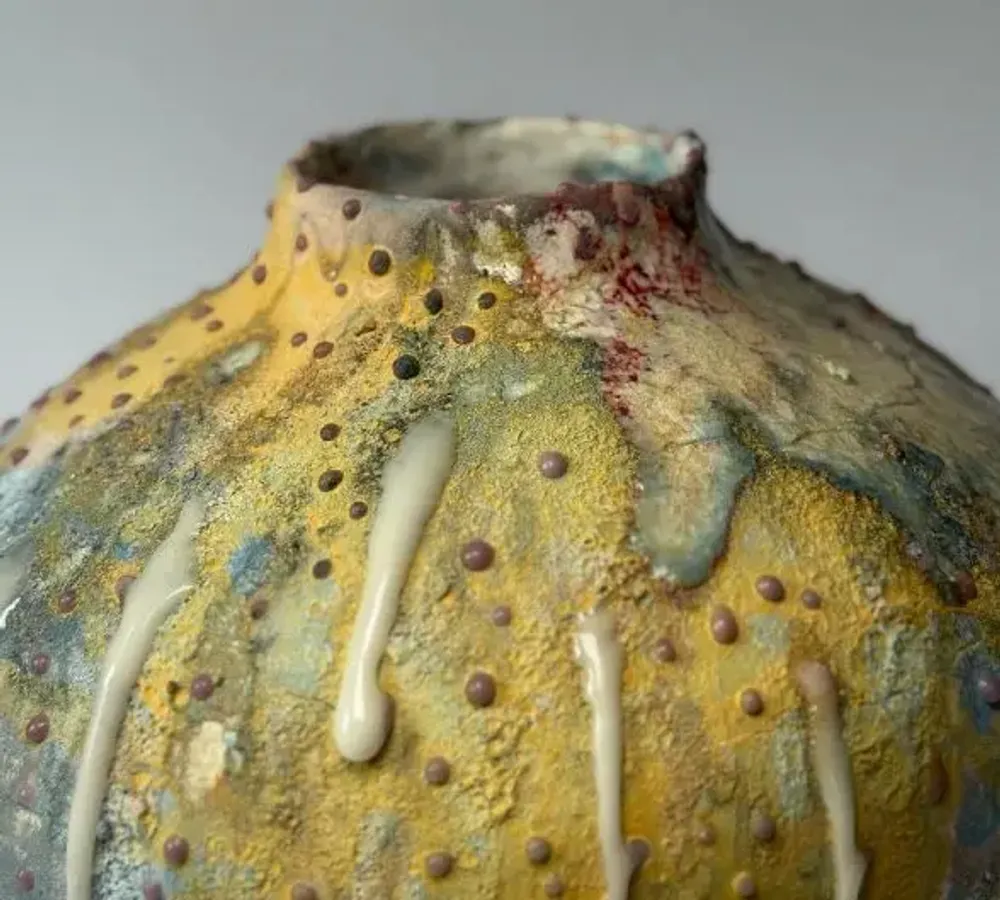 Vases - Vase "The Sky Aflame with Color" - GALERIE SANA MOREAU
