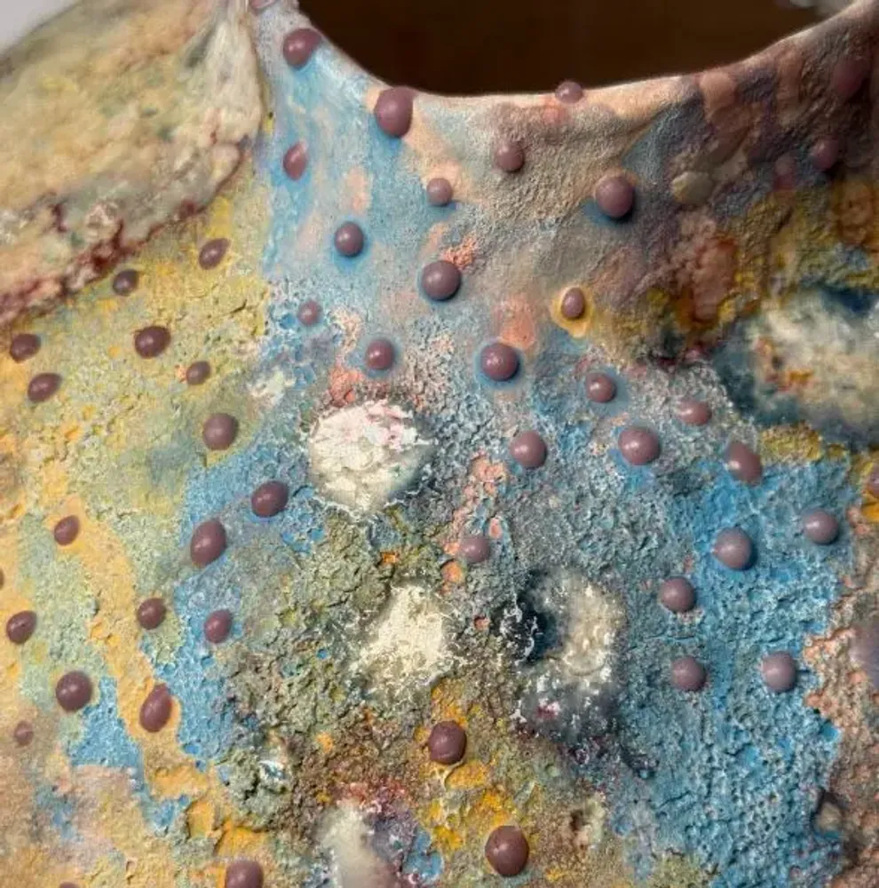 Vases - Vase "The Sky Aflame with Color" - GALERIE SANA MOREAU