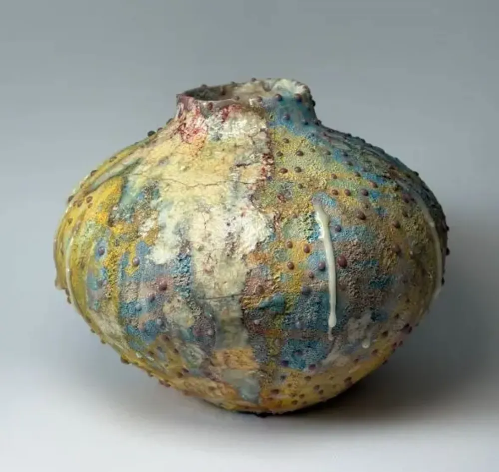 Vases - Vase "The Sky Aflame with Color" - GALERIE SANA MOREAU