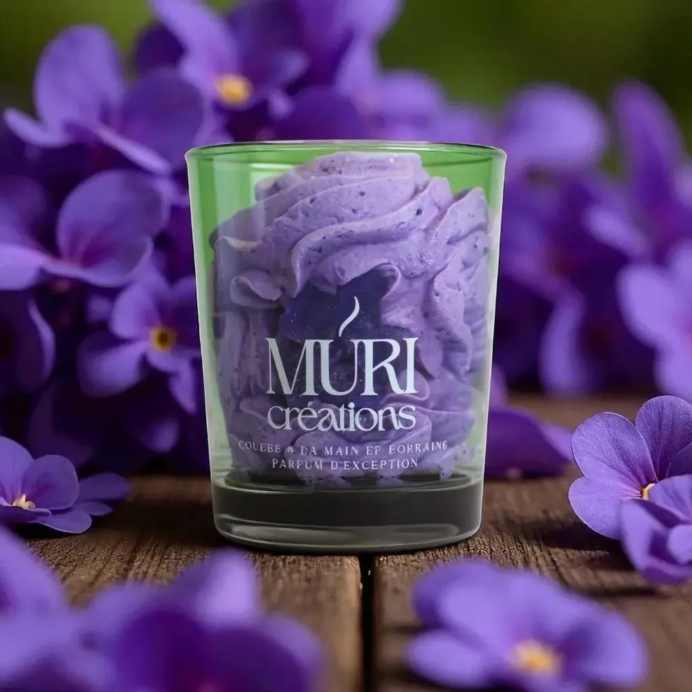 Gifts - Violet scented candle - 200ml - MURI CREATIONS
