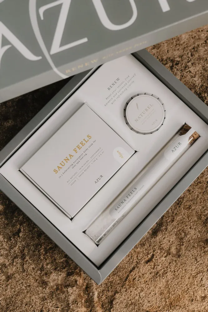 Savons - RENEW — coffret cadeau - AZUR NATURAL BODY CARE