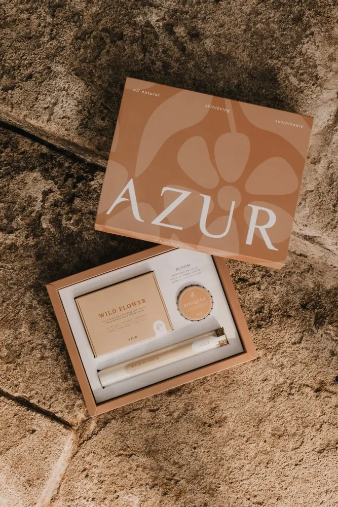 Savons - BLOOM - coffret cadeau - AZUR NATURAL BODY CARE