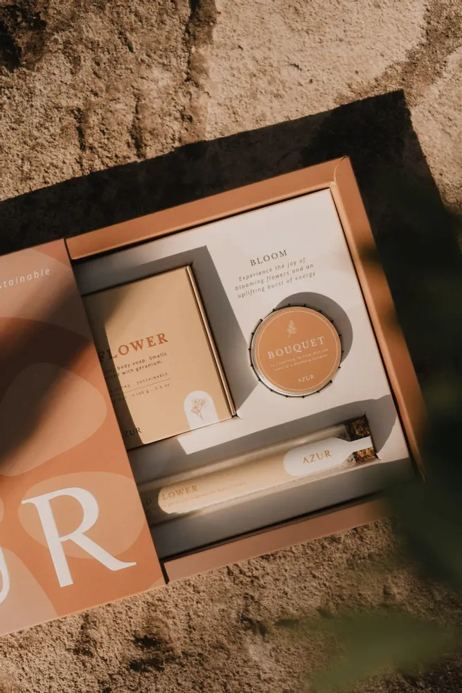 Savons - BLOOM - coffret cadeau - AZUR NATURAL BODY CARE
