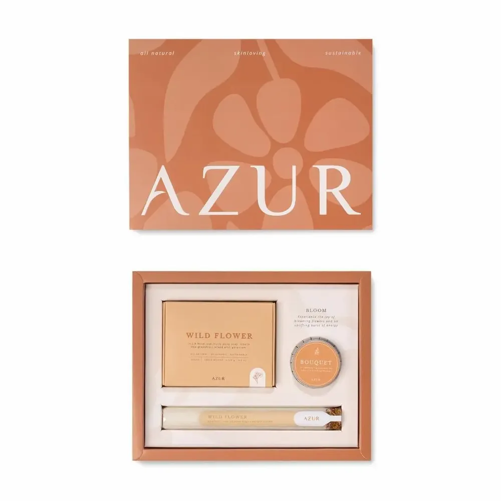 Savons - BLOOM - coffret cadeau - AZUR NATURAL BODY CARE