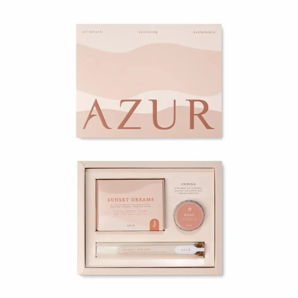 Savons - UNWIND - coffret cadeau - AZUR NATURAL BODY CARE
