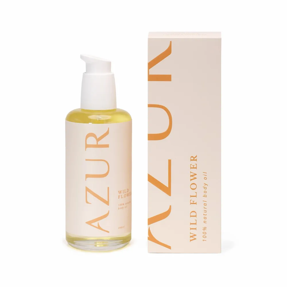 Savons - Huile pour le corps Wild Flower - AZUR NATURAL BODY CARE