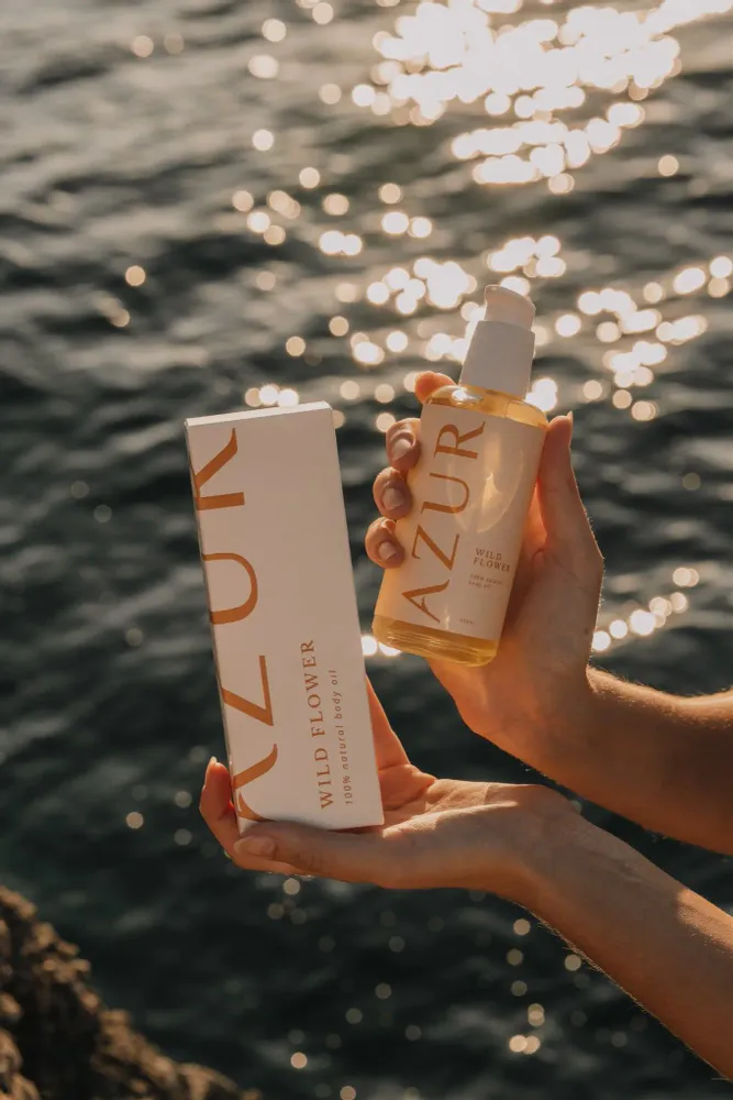 Savons - Huile pour le corps Wild Flower - AZUR NATURAL BODY CARE