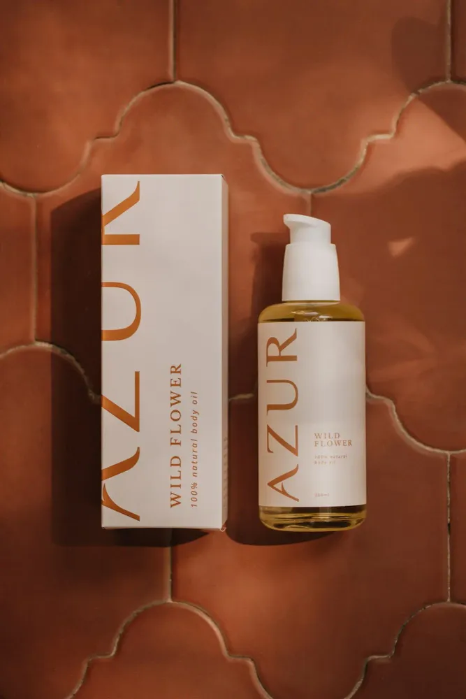 Savons - Huile pour le corps Wild Flower - AZUR NATURAL BODY CARE