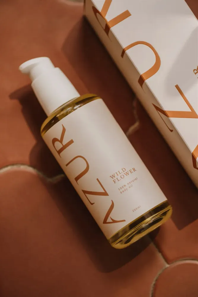 Savons - Huile pour le corps Wild Flower - AZUR NATURAL BODY CARE