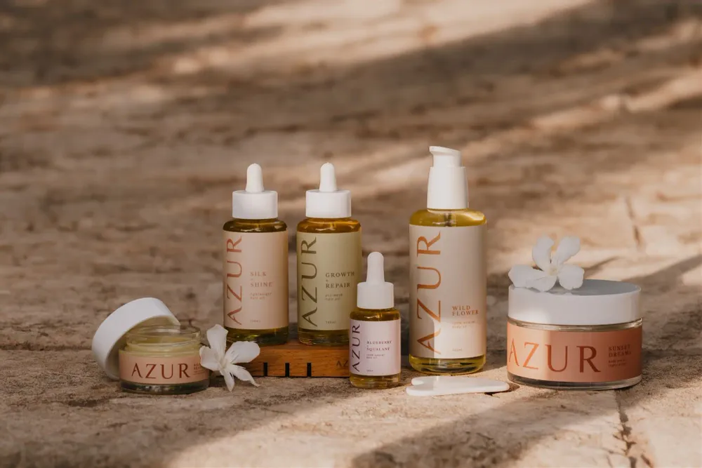 Savons - Huile pour le corps Wild Flower - AZUR NATURAL BODY CARE
