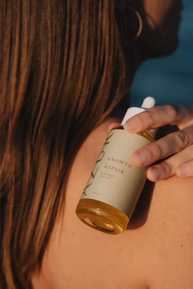 Savons - CROISSANCE ET RÉPARATION | Huile capillaire de prélavage 100 % naturel - AZUR NATURAL BODY CARE