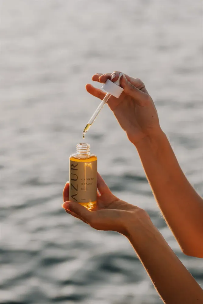 Savons - CROISSANCE ET RÉPARATION | Huile capillaire de prélavage 100 % naturel - AZUR NATURAL BODY CARE