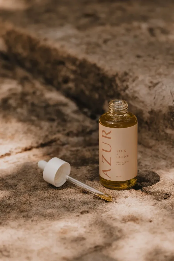 Savons - SILK + SHINE | Huile capillaire légère - AZUR NATURAL BODY CARE