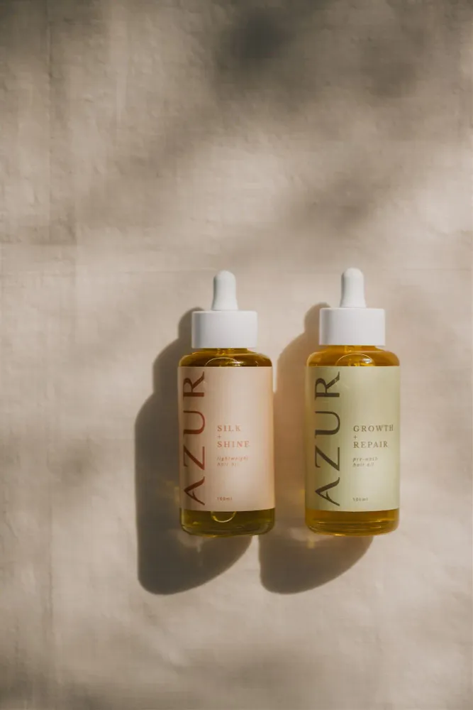 Savons - SILK + SHINE | Huile capillaire légère - AZUR NATURAL BODY CARE