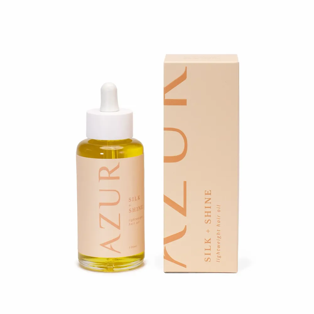 Savons - SILK + SHINE | Huile capillaire légère - AZUR NATURAL BODY CARE