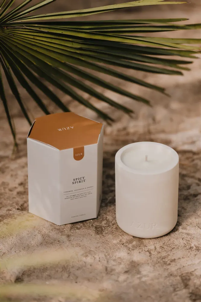 Bougies - Spicy Spirit | bougie parfumée - AZUR NATURAL BODY CARE