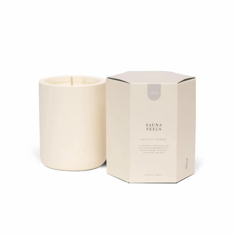 Bougies - Sauna Feels | bougie parfumée - AZUR NATURAL BODY CARE