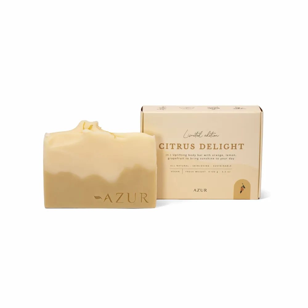 Savons - CITRUS DELIGHT | barre pour le corps - AZUR NATURAL BODY CARE