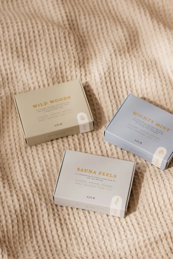 Soaps - MIGHTY MINT | body bar | natural soap - AZUR NATURAL BODY CARE