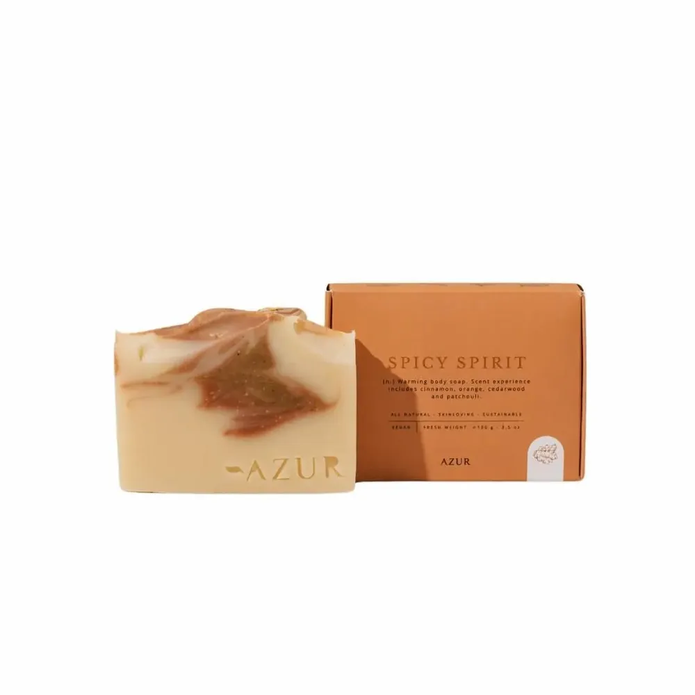 Savons - SPICY SPIRIT | barre pour le corps | savon naturel - AZUR NATURAL BODY CARE