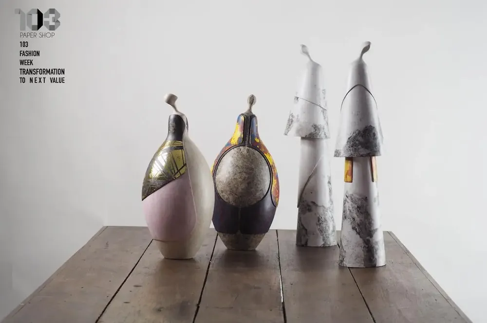 Objets de décoration - OUR DESIGN RESTORES LIFE TO RECYCLE PAPER AND OTHER NATURAL MATERIALS. - 103PAPER SHOP