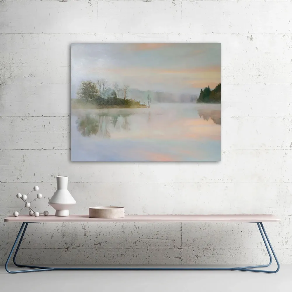 Office design and planning - « Sea vibes » Series of handmade textured abstract paintings - MATISS ART STUDIO