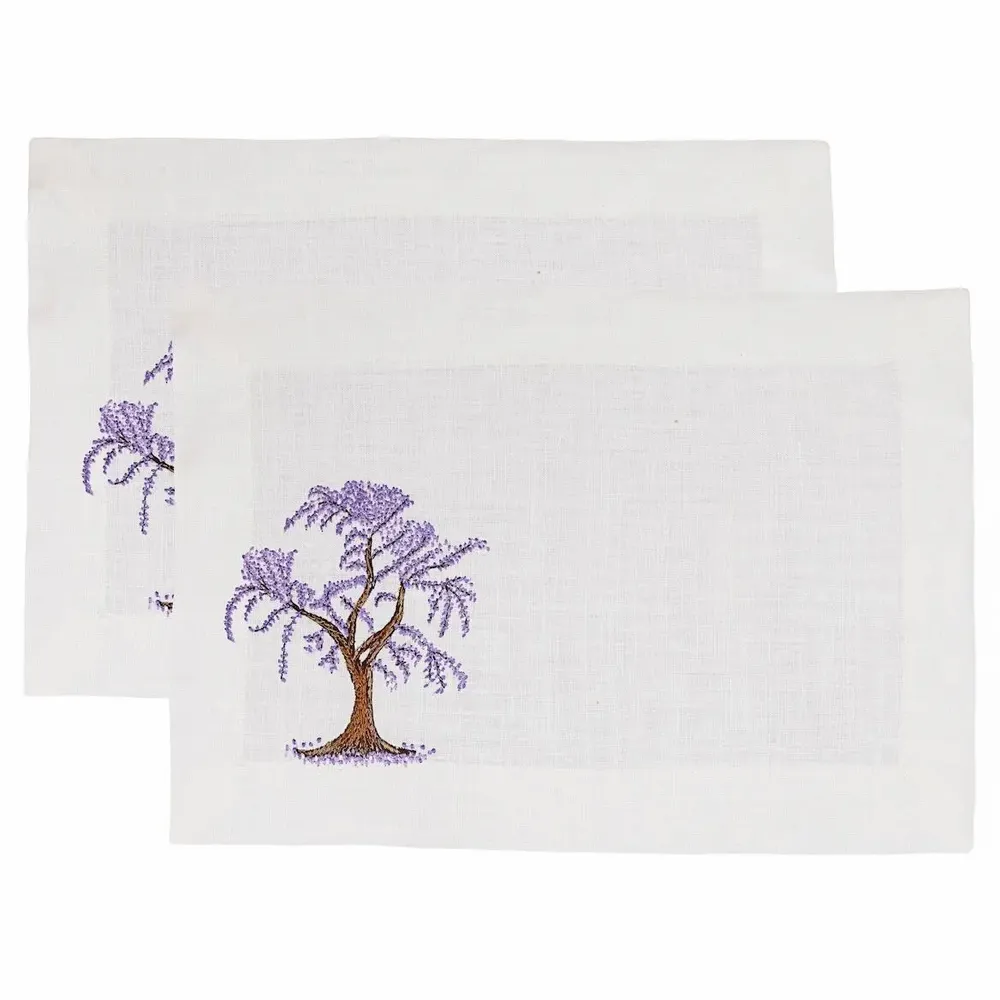 Placemats - Embroidered Placemat Set of 2 - HYA CONCEPT STORE