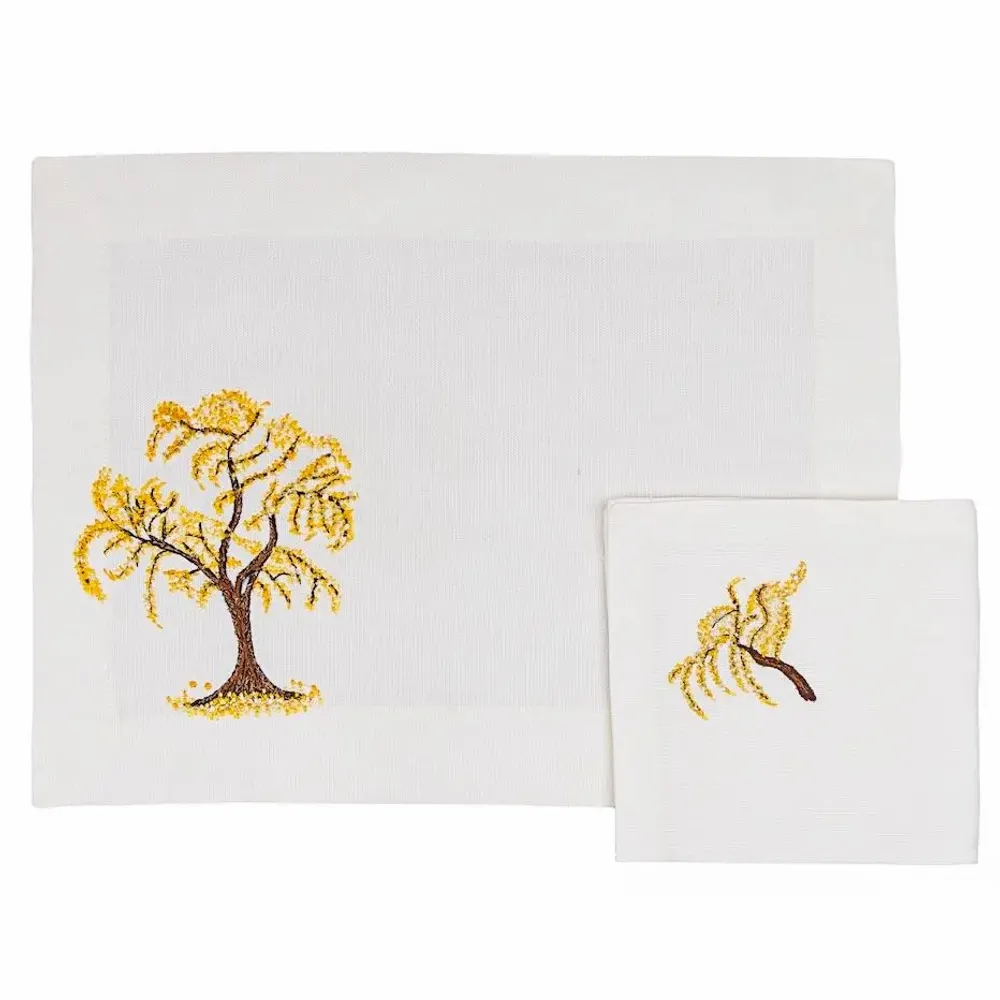 Placemats - Embroidered Placemat Set of 2 - HYA CONCEPT STORE